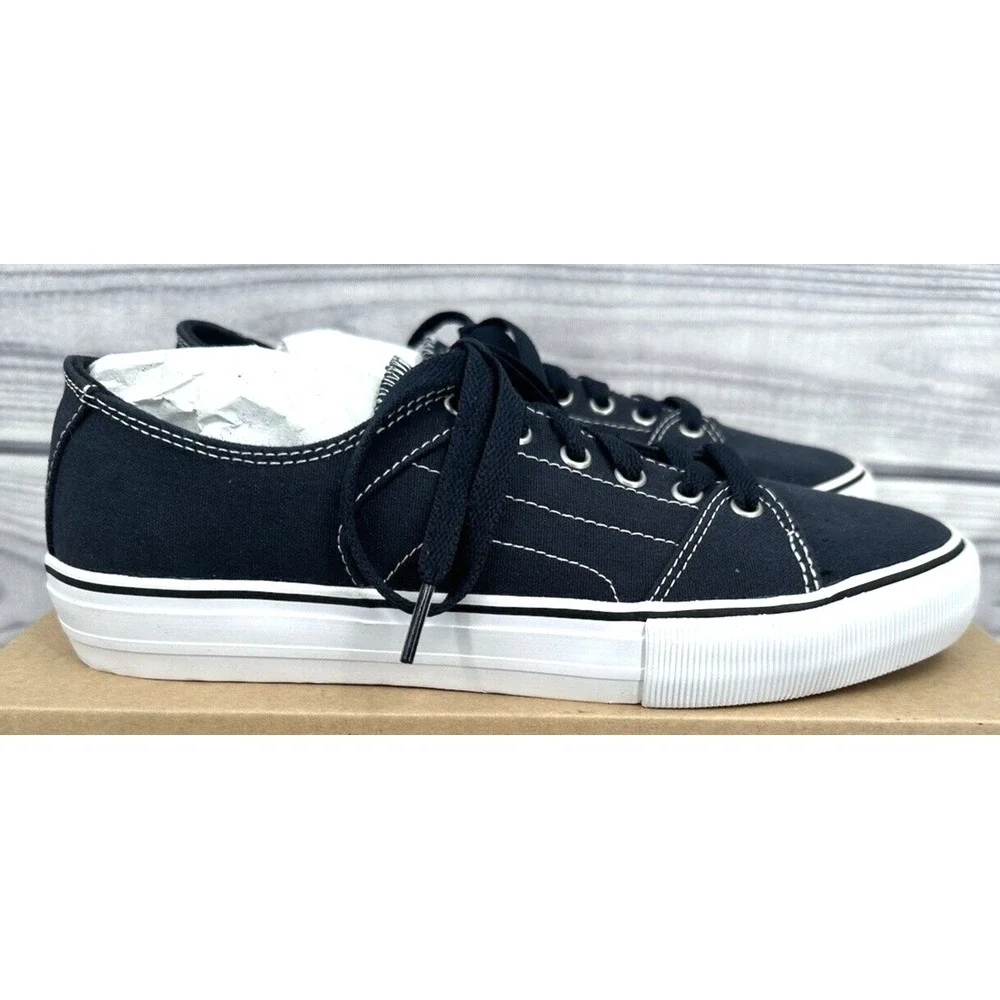 ETNIES RLS CANVAS SKATE SHOES Women's Size 6.5 NAVY BLUE  NEW IN BOX!!‎